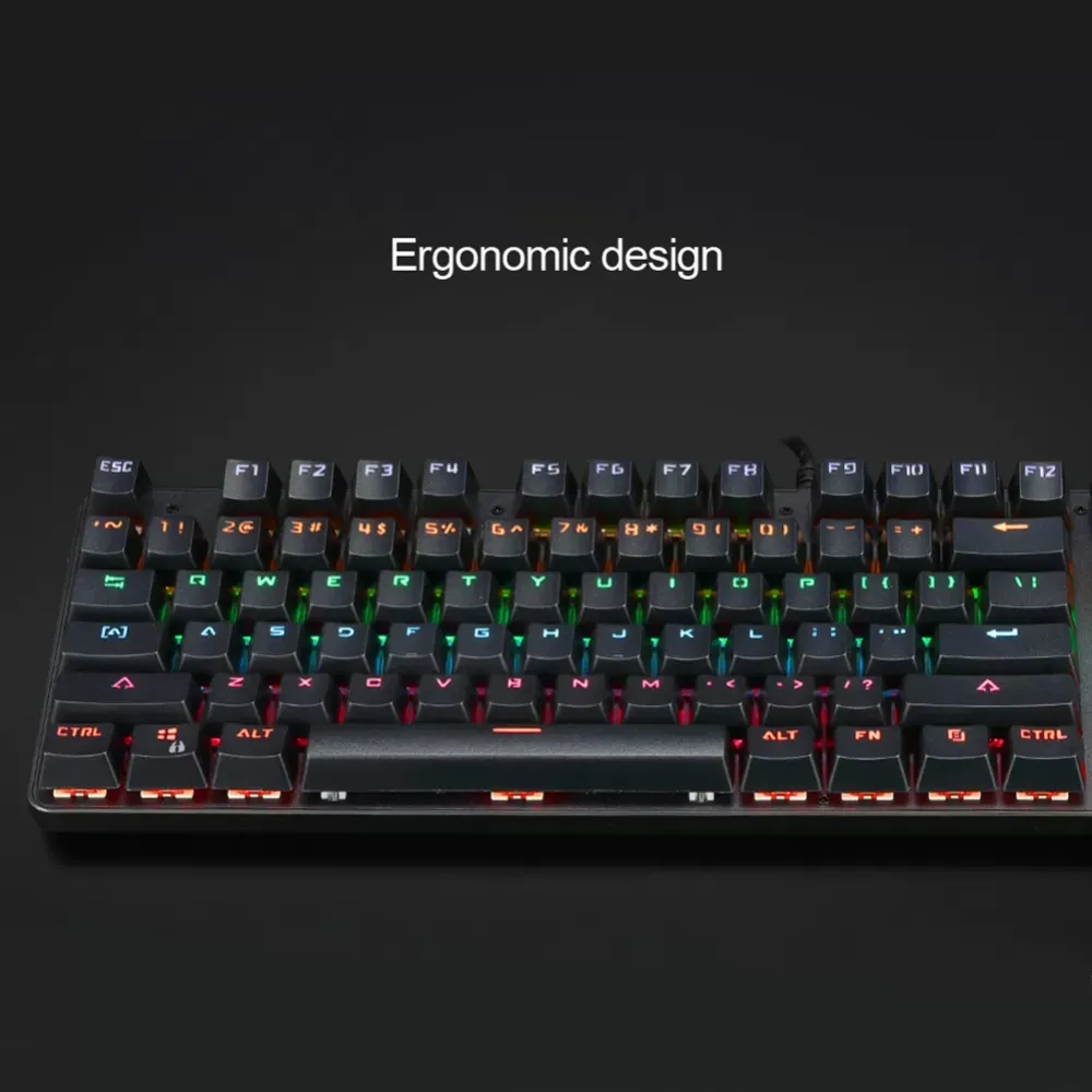 Ergonomic design green axis 104 key mechanical keyboard, professional game wired mouse, eSports player exclusive chair