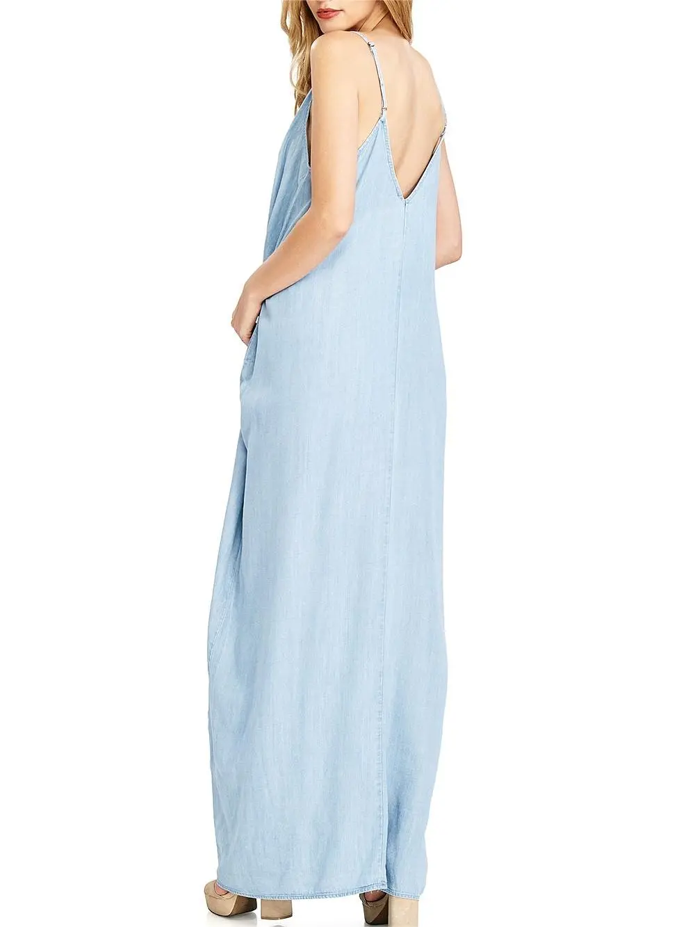 Spellbound Chambray Maxi Dress