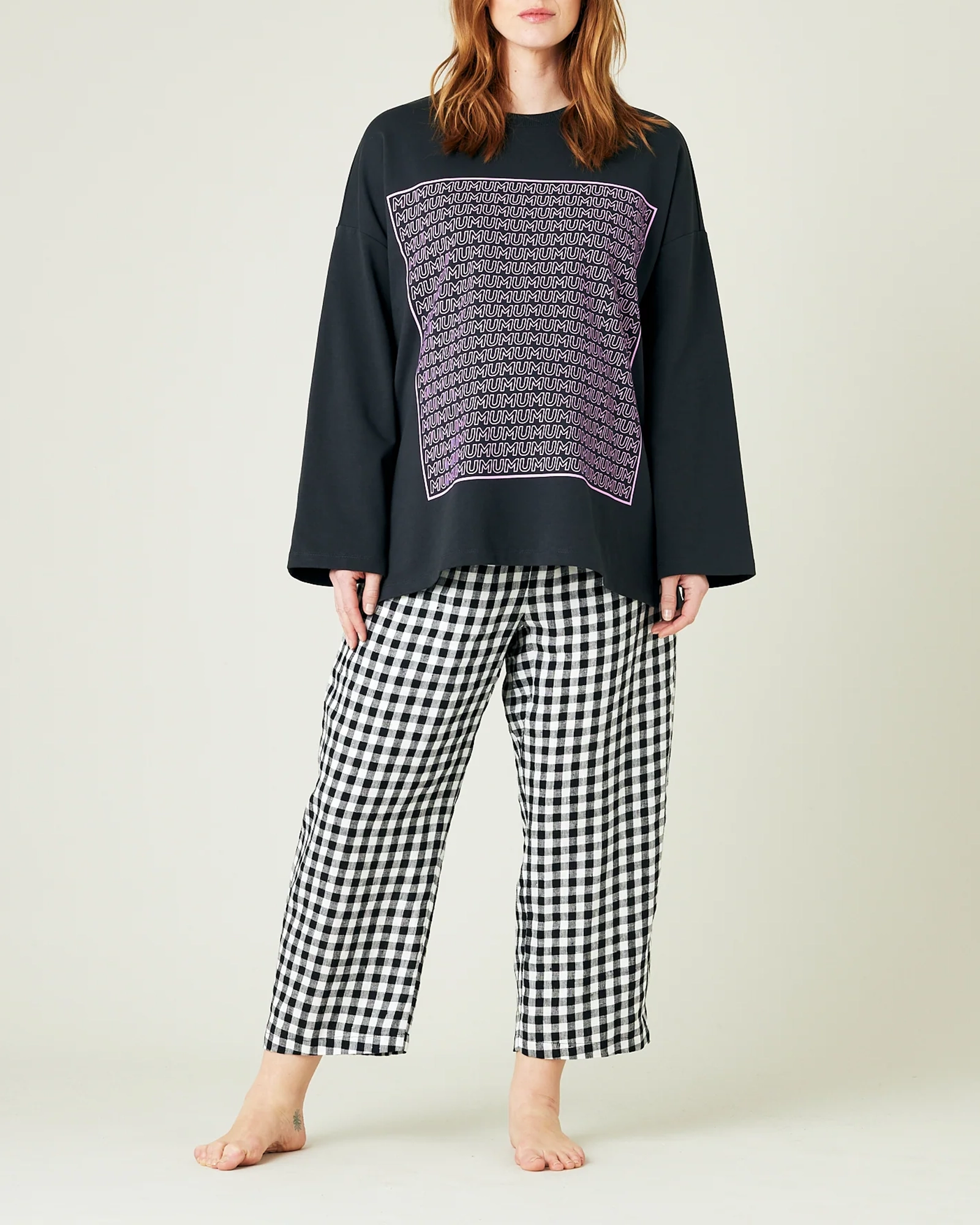 ULTIMATE PJ TROUSERS - BLACK AND WHITE GINGHAM