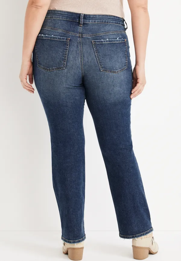 Plus Size Everflex™ Slim Boot Mid Rise Jean