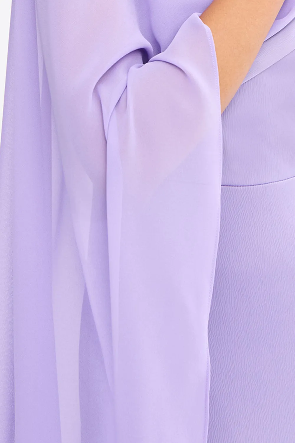 Mauve Solid Color Tosca Shawl