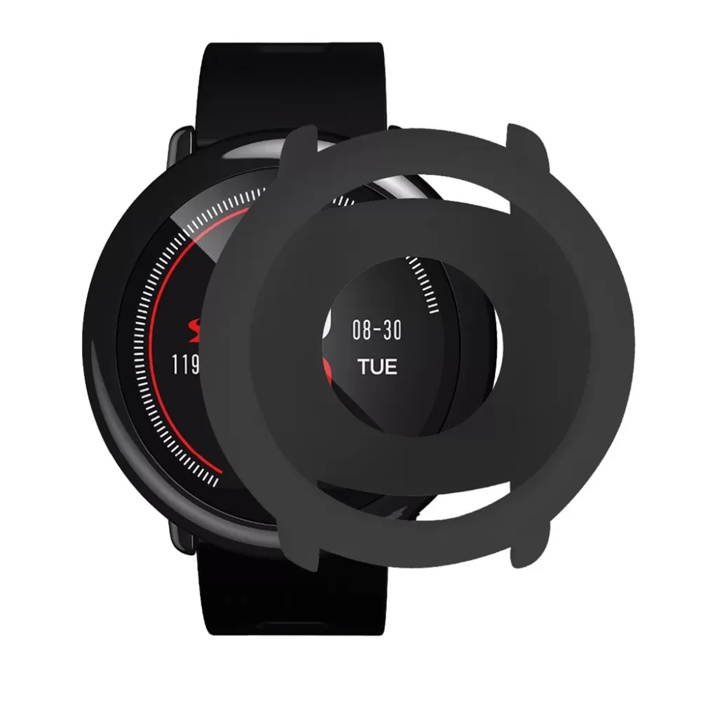 Case Cover Shell Silicone Frame Protective for Xiaomi Huami AMAZFIT Pace Watch Full Protector Shell Frame Bumper Accessories