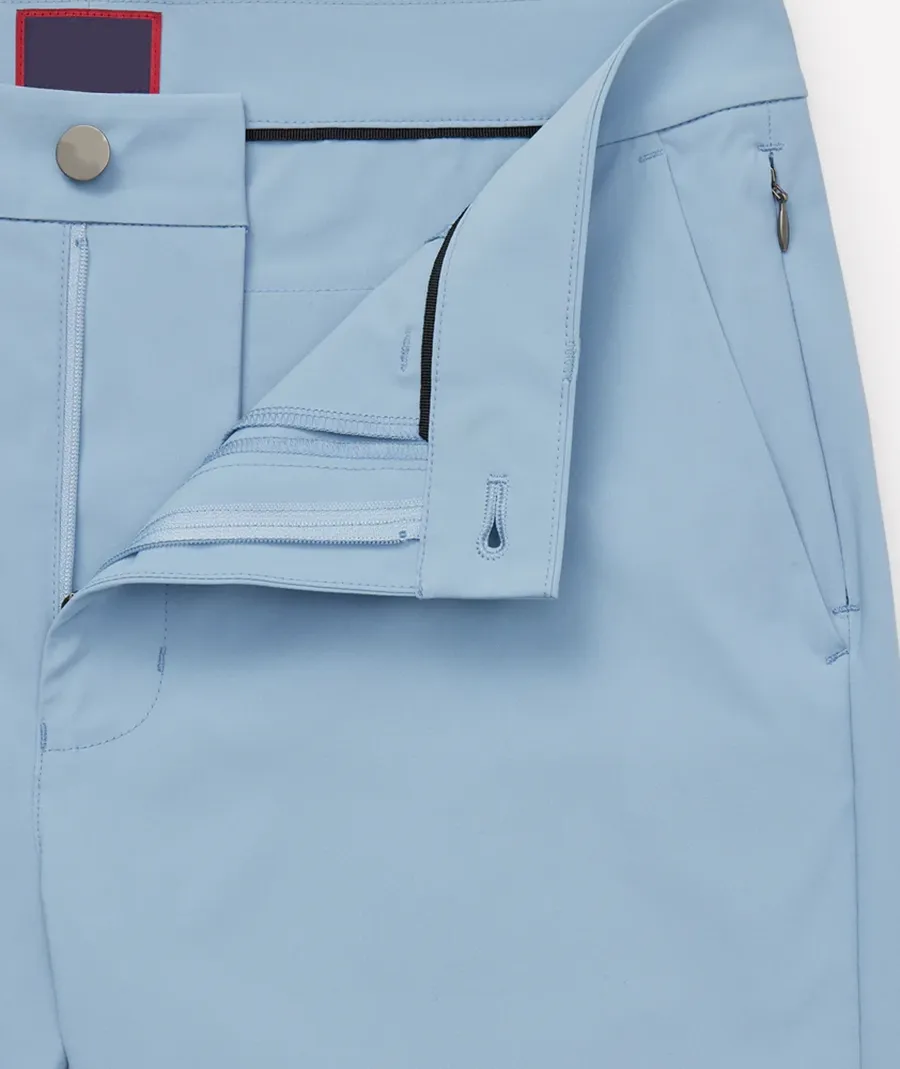 Powder Blue Men's Commuting Trousers