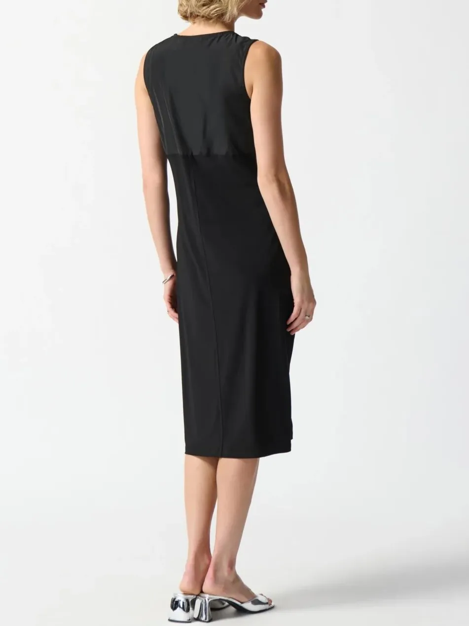 Dress V Neck Black