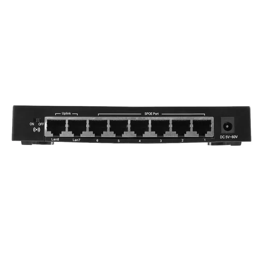 Ethernet Smart Switch 8 Port 10/100 POE Ethernet Network Switch Lan Hub