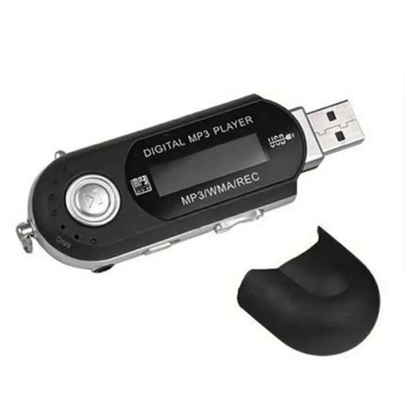 Portable Mini USB Flash LCD Digital MP3 Player Support Flash 32GB TF Card Slot Music Player FM Radio