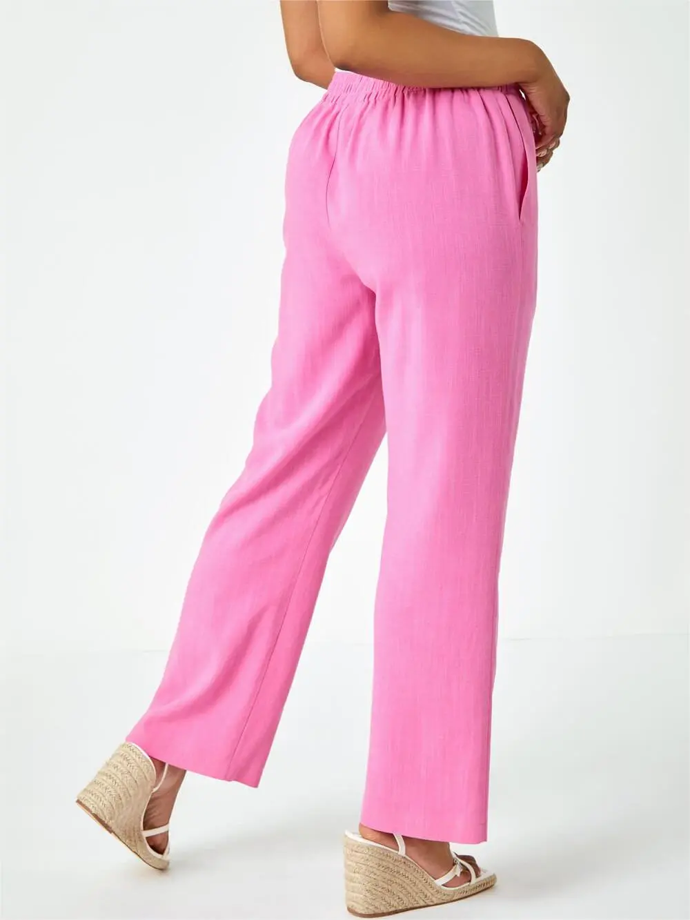 Pink all-match pants