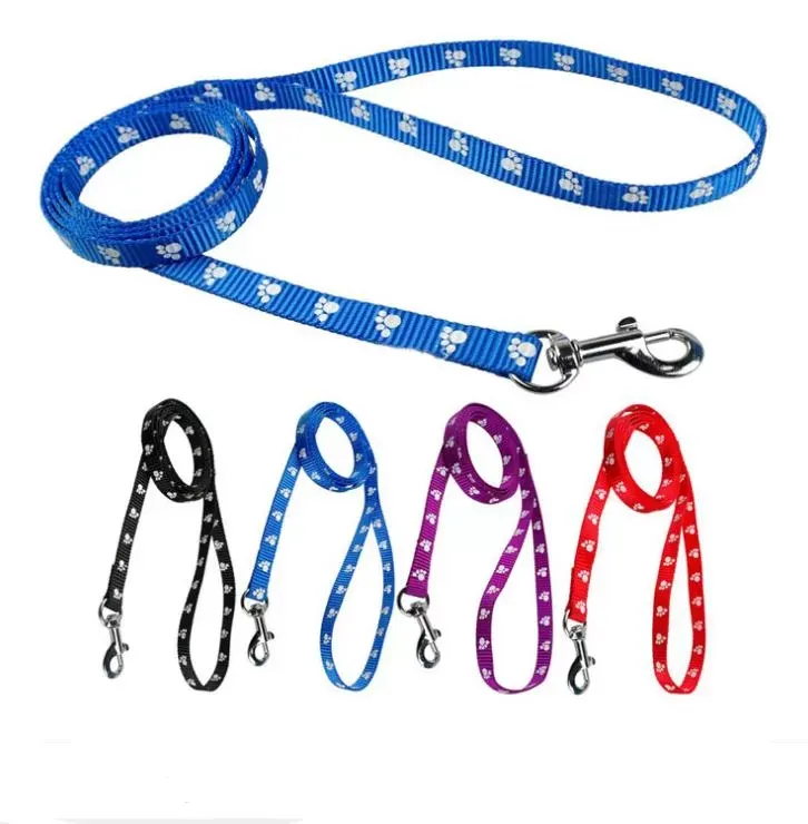 120cm Long High Quality Nylon Dog Pet Leash Lead for Daily Walking 1.0cm 1.5cm 2.0cm 4 Colors