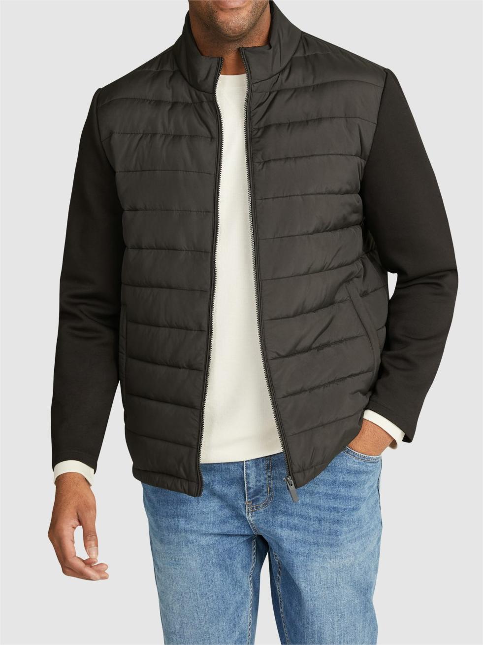 BLACK MILAN PUFFER JACKET