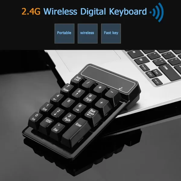 New 19 Keys Blueooth Wire/Wireless Numeric Keyboard Mini Numpad Key Digital Wireless Keyboard For Financial Accounting Keypad