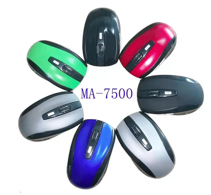 Portable 2.4G Wireless Optical Mouse Mice Portable Ergonomic Computer Silent PC Laptop Accessories Blue