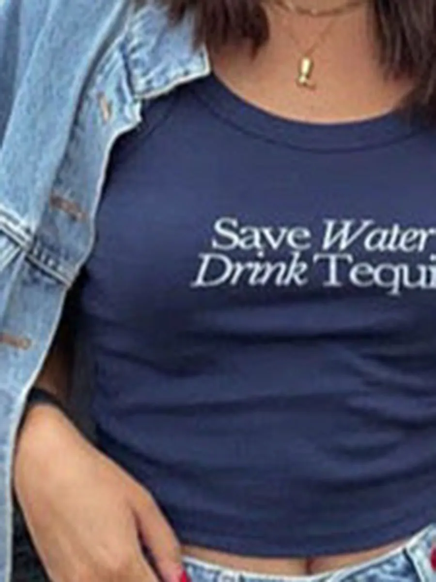 Save Water Drink Tequila Tank