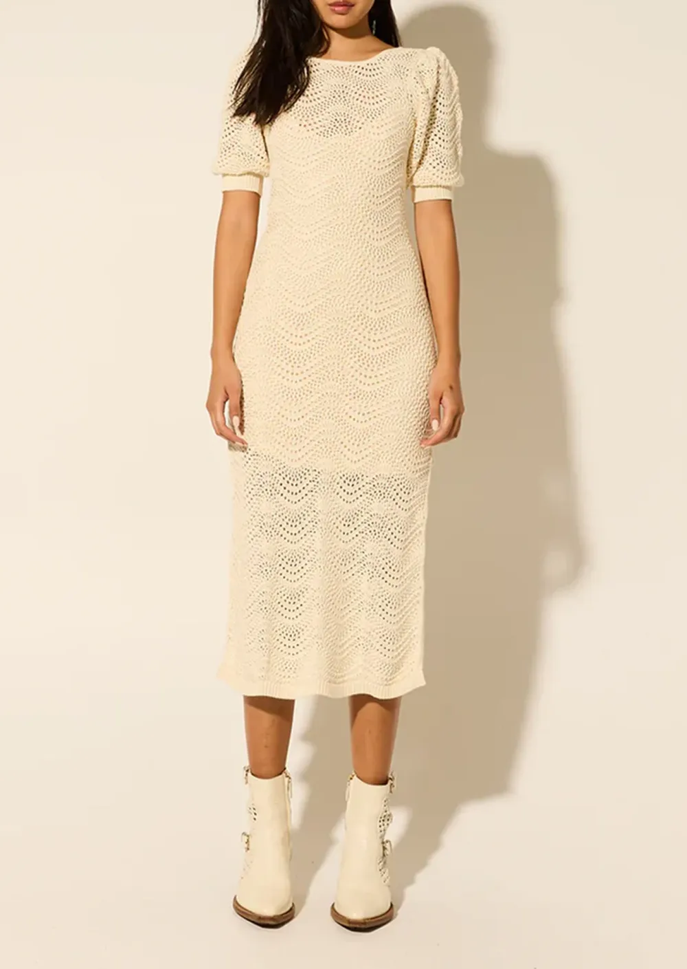 KIVARI MARIANA KNIT MIDI DRESS