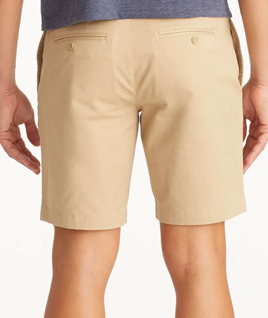 Khaki With Red Shorts