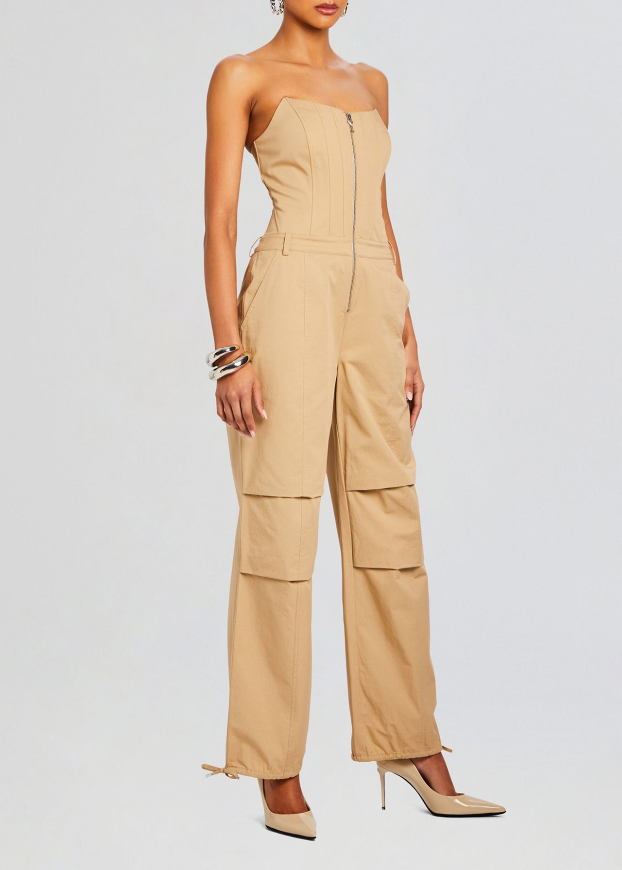 Stana Straight Neck Collar Jumpsuit