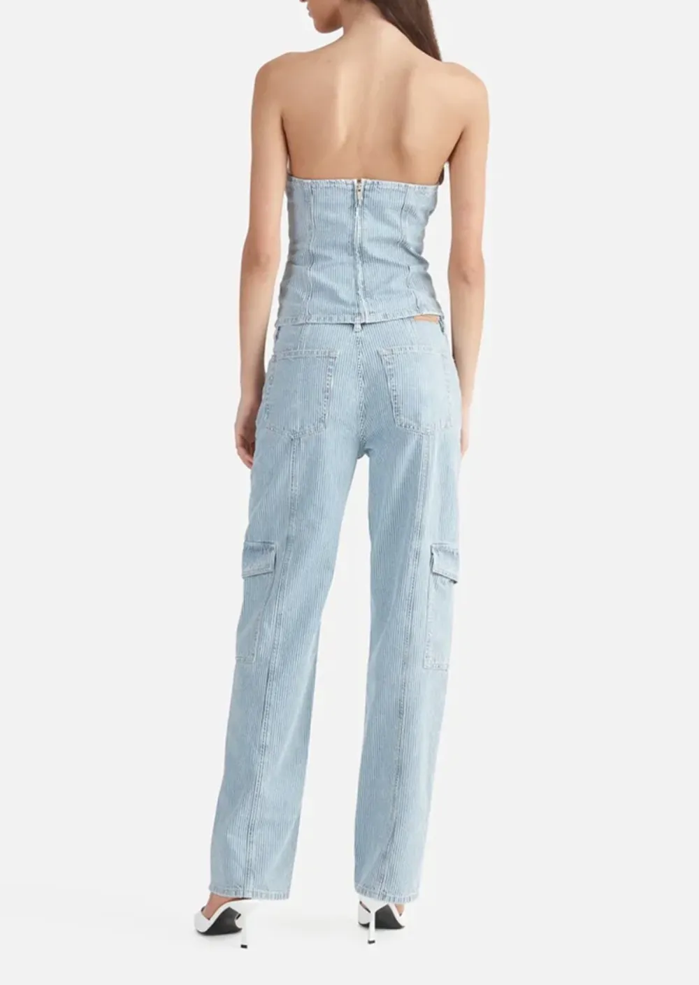 DIANA DENIM UTILITY PANT