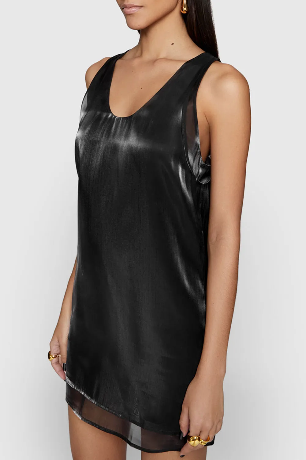 Black Short Sleeve Dress