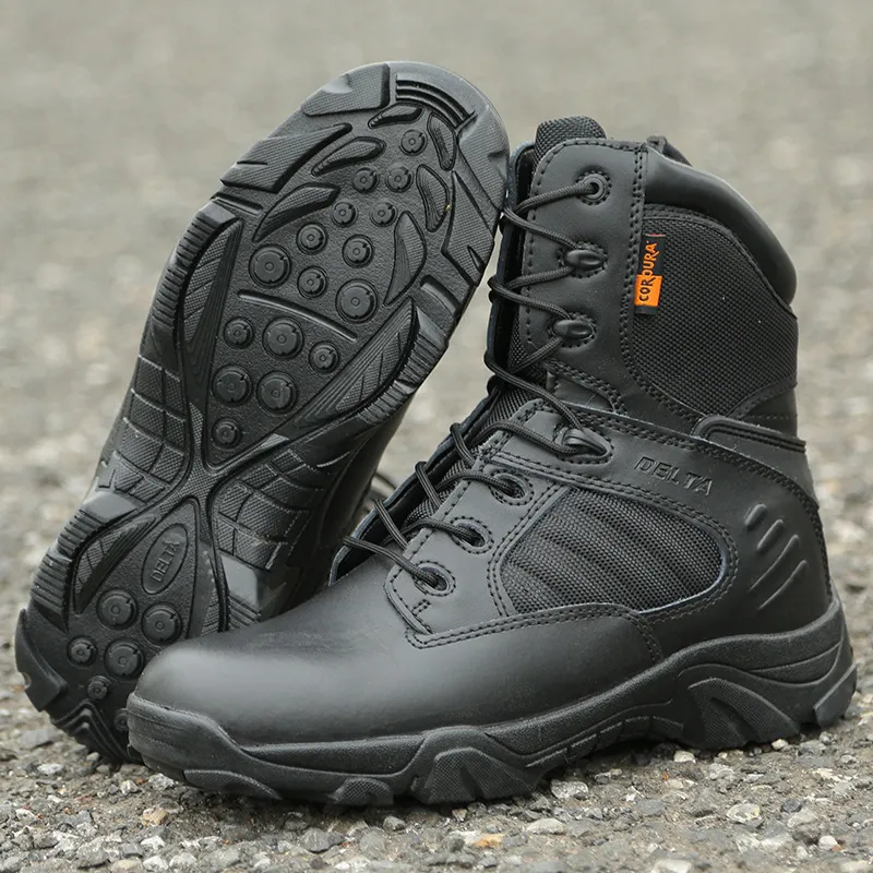 Men Military Waterproof Combat Boots Outdoor Desert Jungle Safety Boots