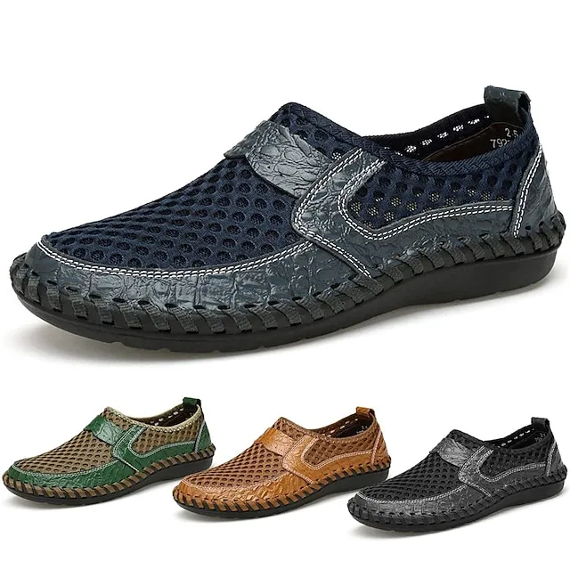 Prime Day Sale 70% OFF - Men Comfy Slip-ons Leather Sandals