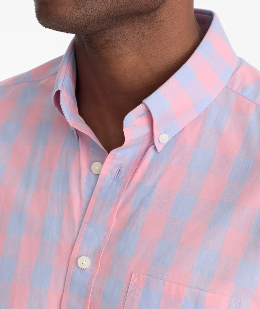 Men‘s Pink Casual Style Blouse