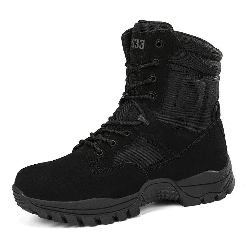 Men's Outdoor Waterproof Non-Slip Tactical Research Boots Work Winter Boots (Durability Upgrade)