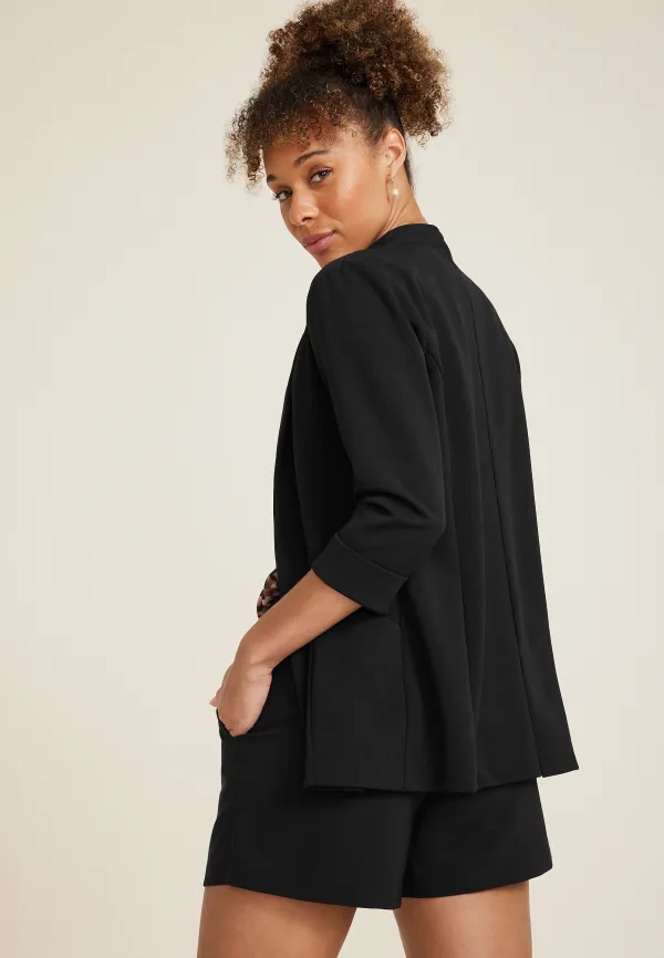 Ever Go Curve Hem Blazer