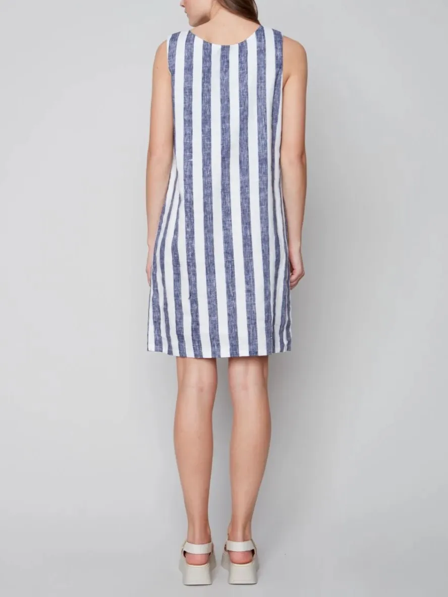 Dress Navy Stripe