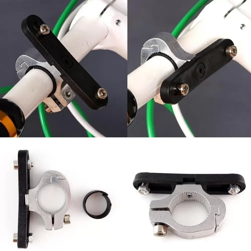 Outdoor Bicycle Water Bottle Clamp Cage Holder Adapter Transition Socket Handlebar Mount Kettle Rack Adaptor For Road Bike and Mountain Bike