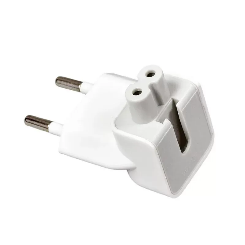 US to Europe Plug Converter Travel Charger Adapter Wall Outlet Schuko EU European Connector Duck Head for MacBook Mac Pro MBA Retina iBook iPhone MagS