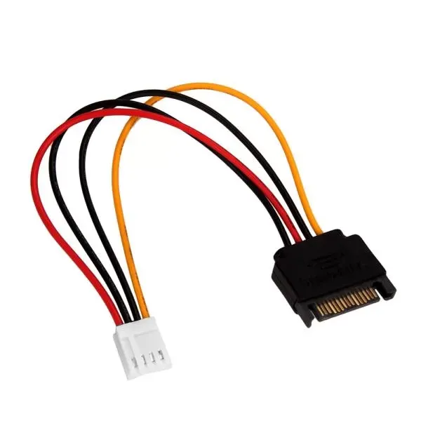 IDE 4PIN to 15PIN SATA male power cord small mouth turn 15P to 4P