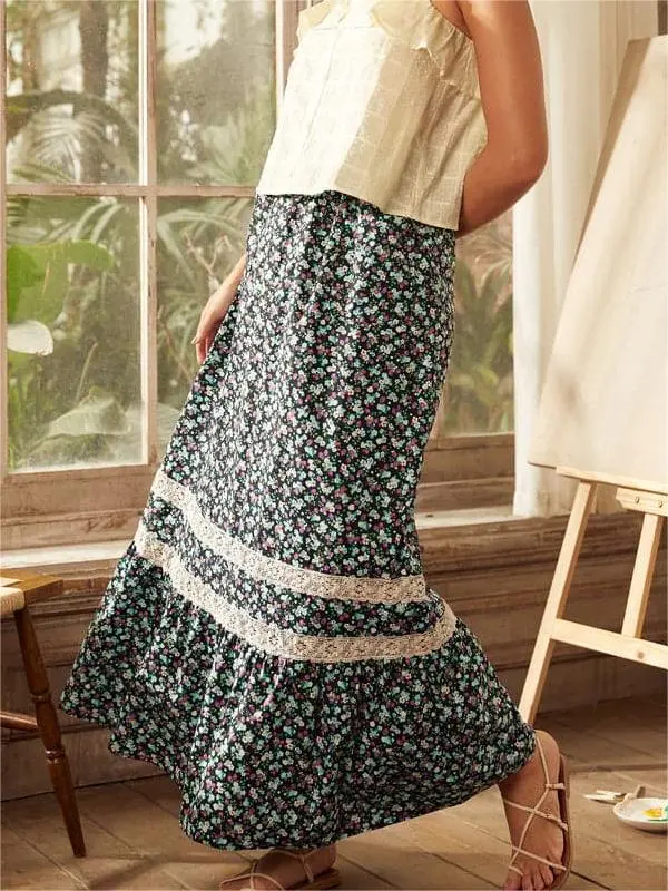 Field of Dreams Maxi Skirt