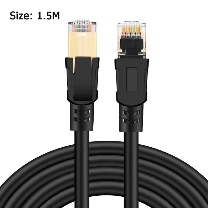 Cat8 Ethernet Cable RJ 45 Network Cable Lan Cable RJ45 Patch Cord 25/40Gbps 5m/10m/15m/20m/30m for Router Laptop Cable Ethernet