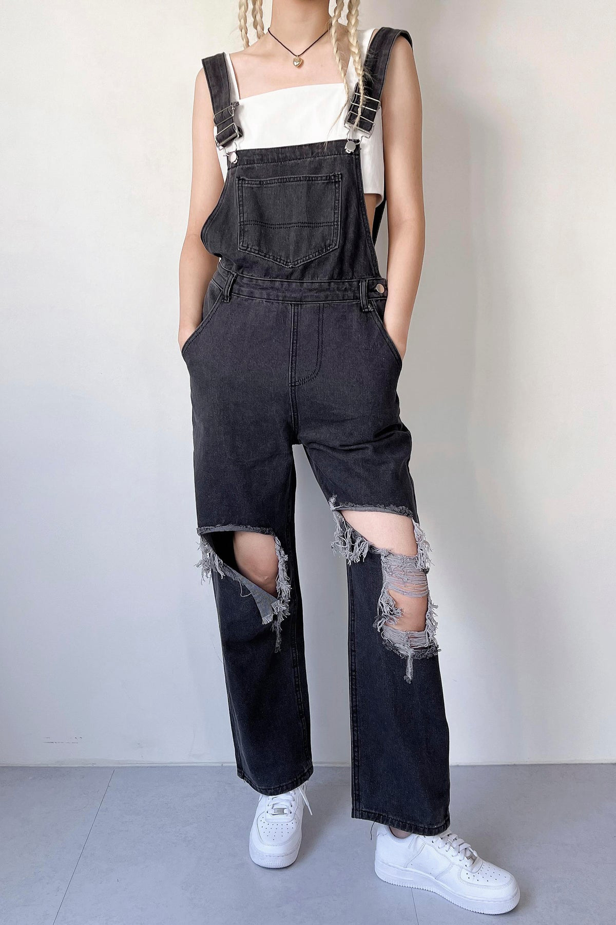 Nora Cut Out Overalls