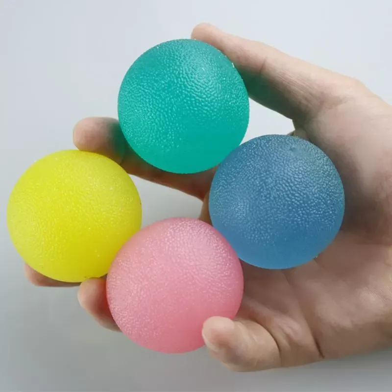 Fitness Hand Therapy Balls Exercises Squeeze Ball Home Exercise Kits Power Train Jelly Fitness Hand Grips Finger Exercise Balls