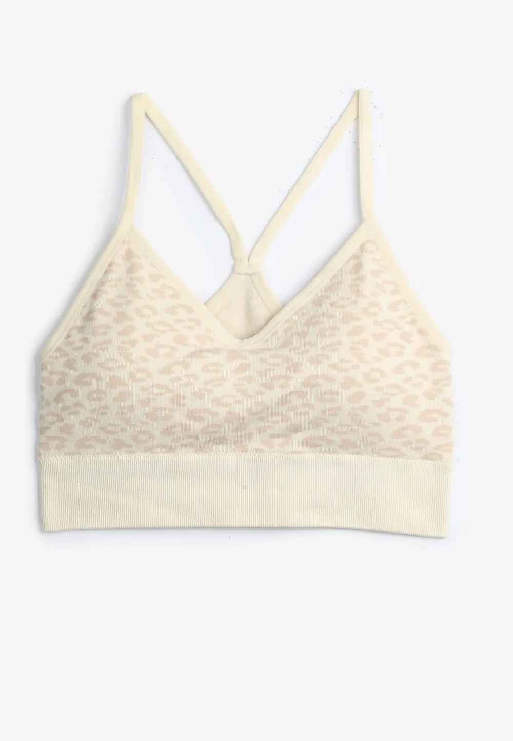 True Stretch Animal Seamless Simple Strap Bralette