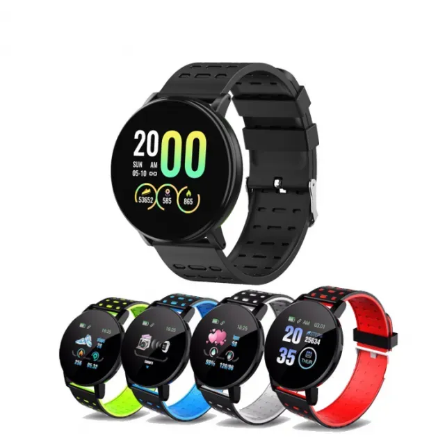 119 Plus Smart Watch Blood Pressure Smart watch Men Smart Band Sport Tracker Women Smartband smart bracelet For Android IOS