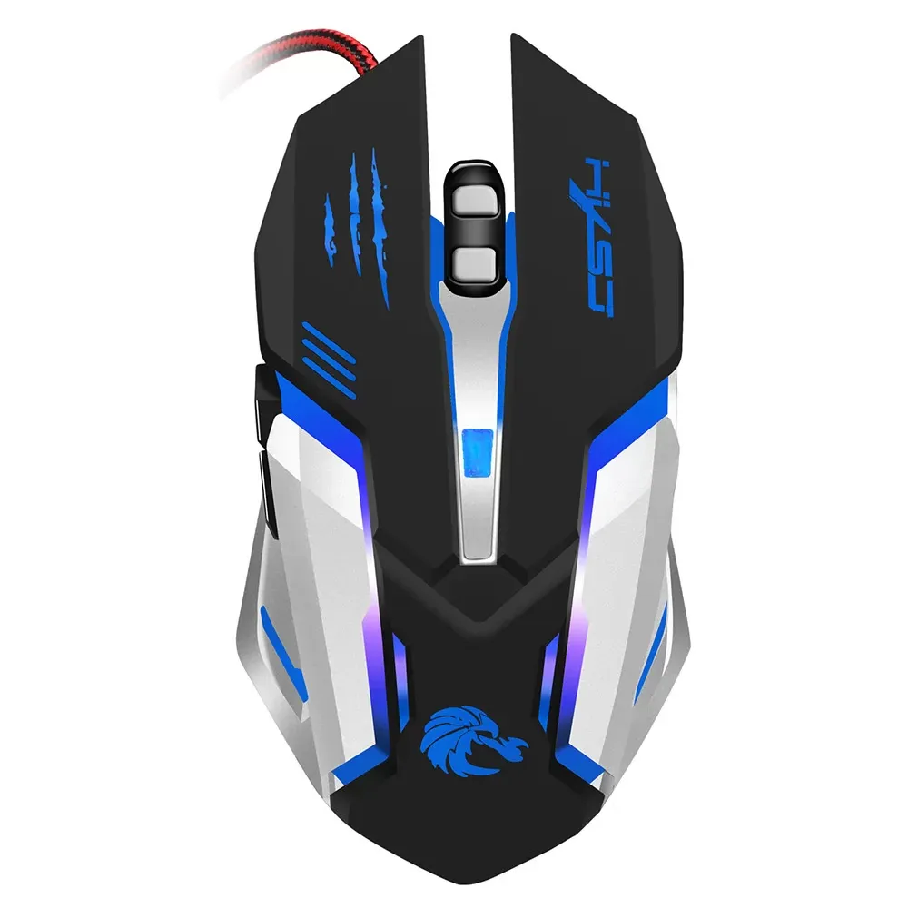 2.4G Adjustable 7 Buttons Optical USB Wired Gaming Game Mouse for Pc Gaming Office Entertainment Laptop Accessories