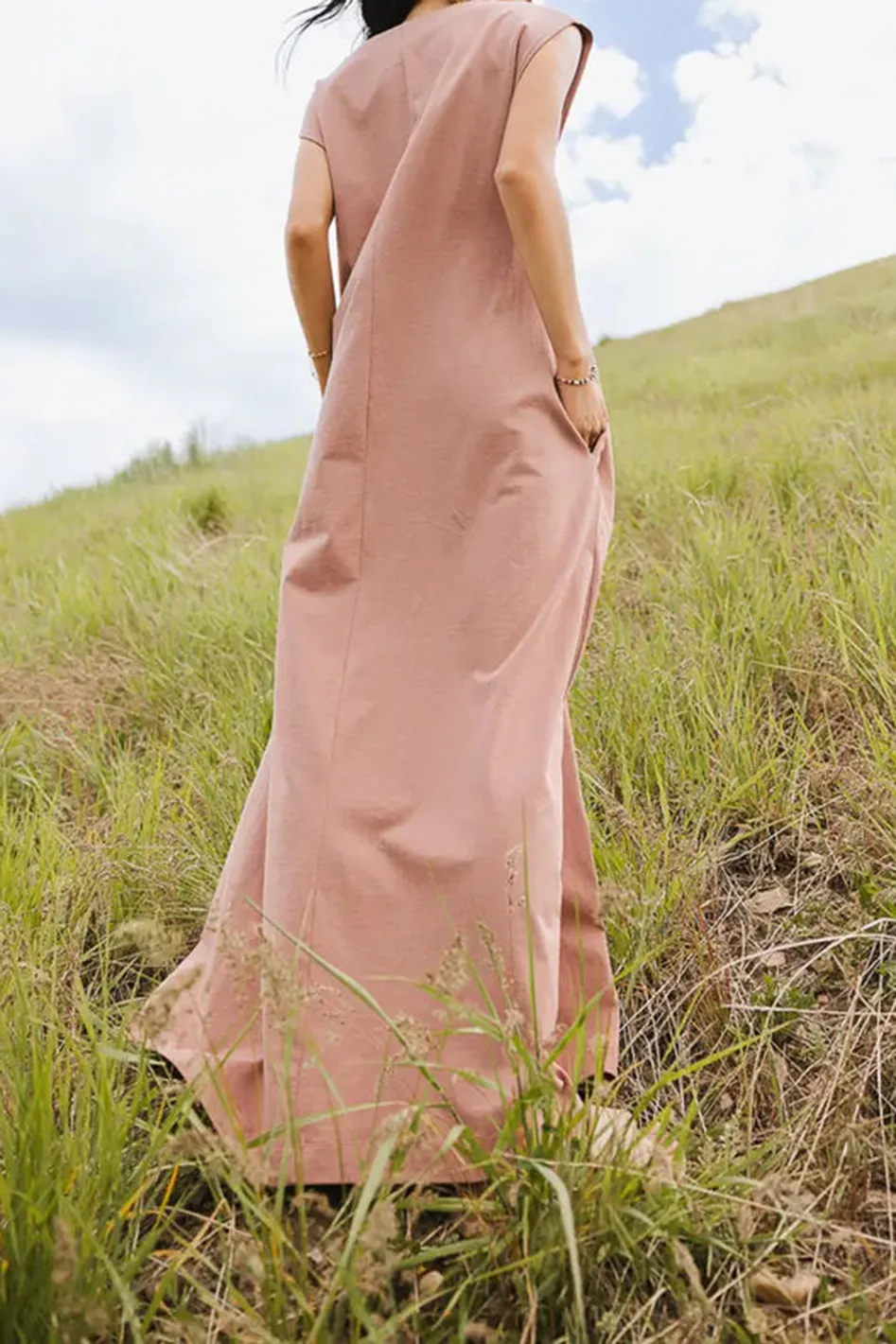 ROTHICA MAXI DRESS IN BRICK