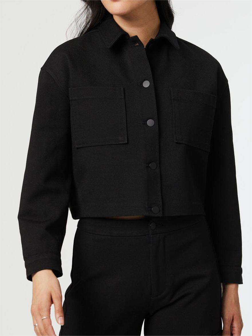 Shirley Cotton Black Jacket