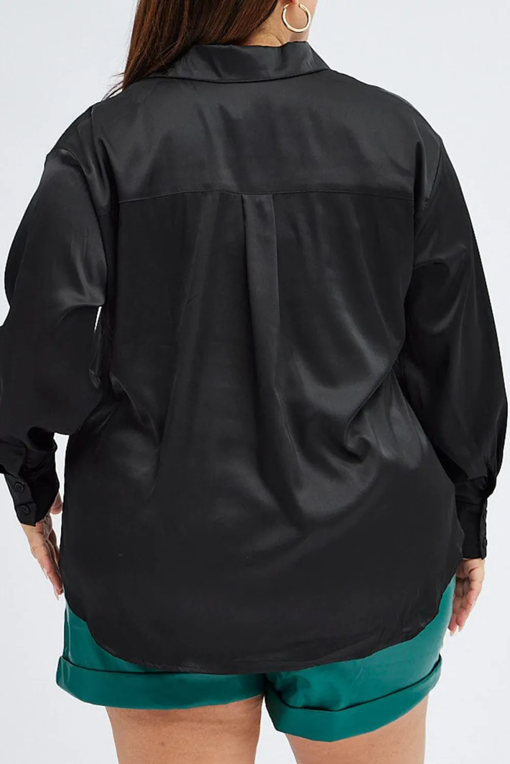 Satin Shirt Long Sleeve