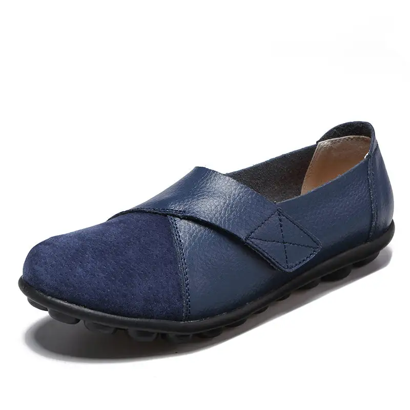 Cilool Genuine Comfy Leather Loafers