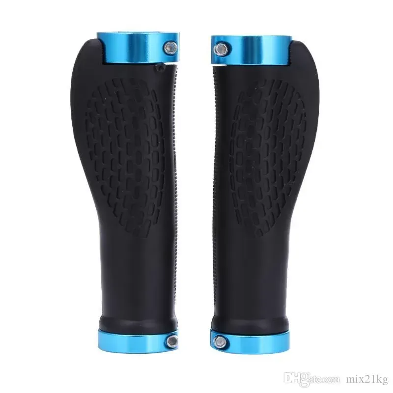 Ergonomic Rubber Cycling Grips MTB Mountain Bike Handlebar Lock-on Rubber Grip Cover Bicycle Handlebar