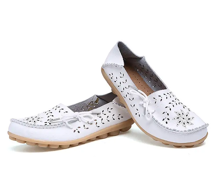 Cilool Leather Loafers Flats Lo51