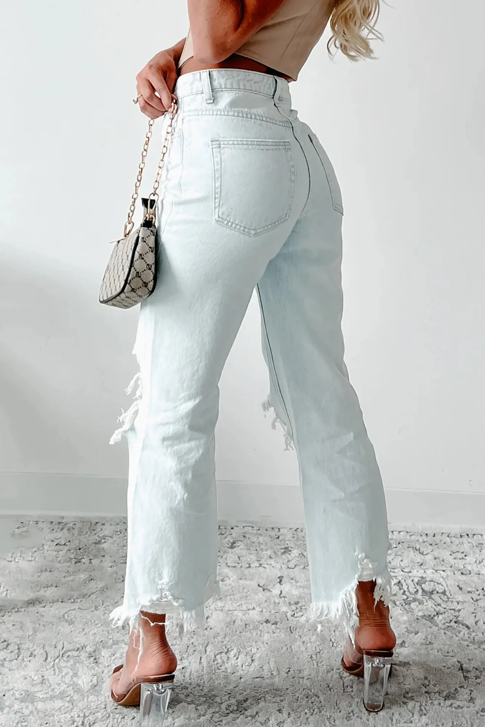 High Rise Crop Flare Vervet Jeans