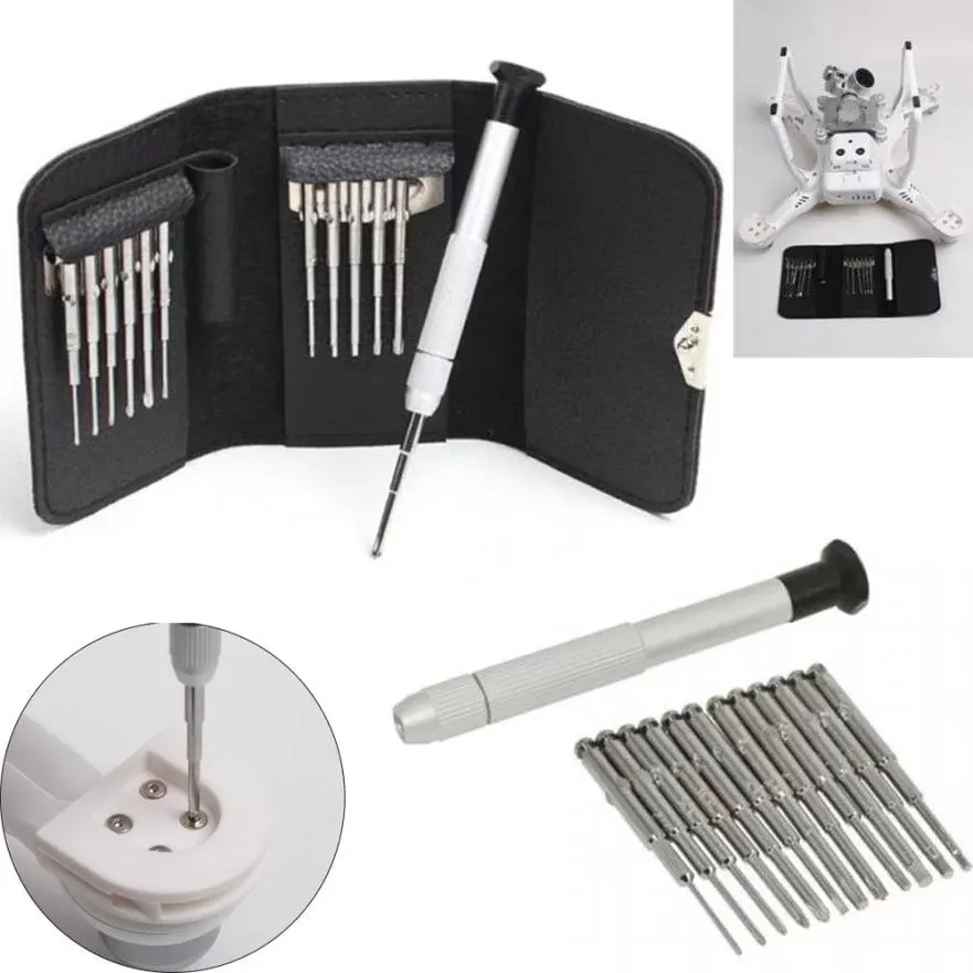 13pcs/Set Screwdriver Repair Tools Kit + Bag for DJI Phantom 3/4 Mavic Pro Drone