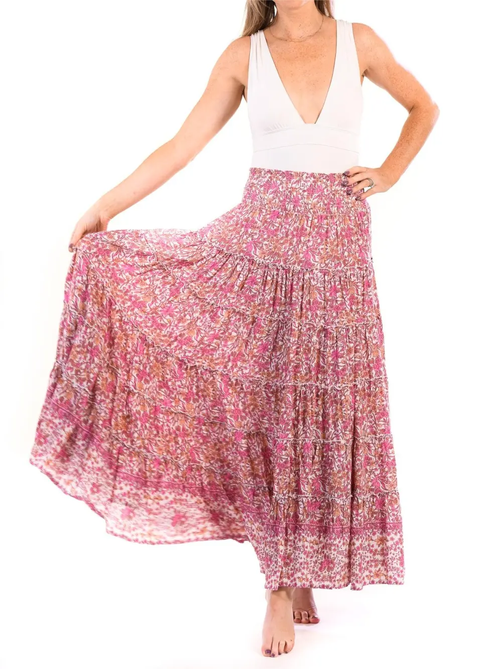 Sundance Maxi Skirt / Blossom