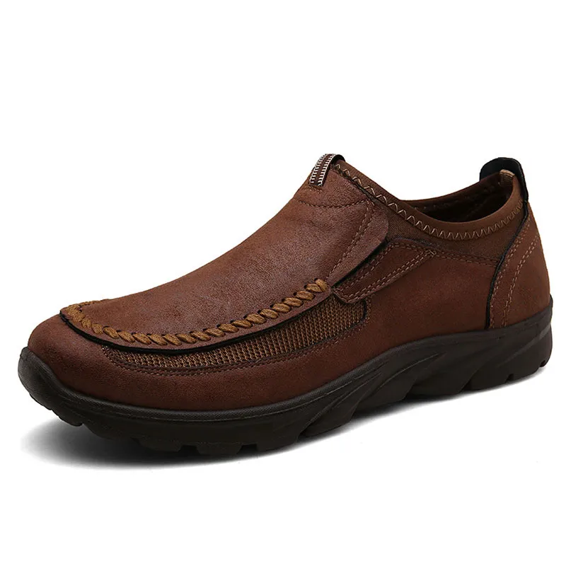 Men's Casual Breathable Leather Loafers