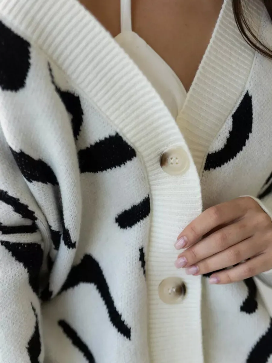 Women's Knitted Loose Cardigan