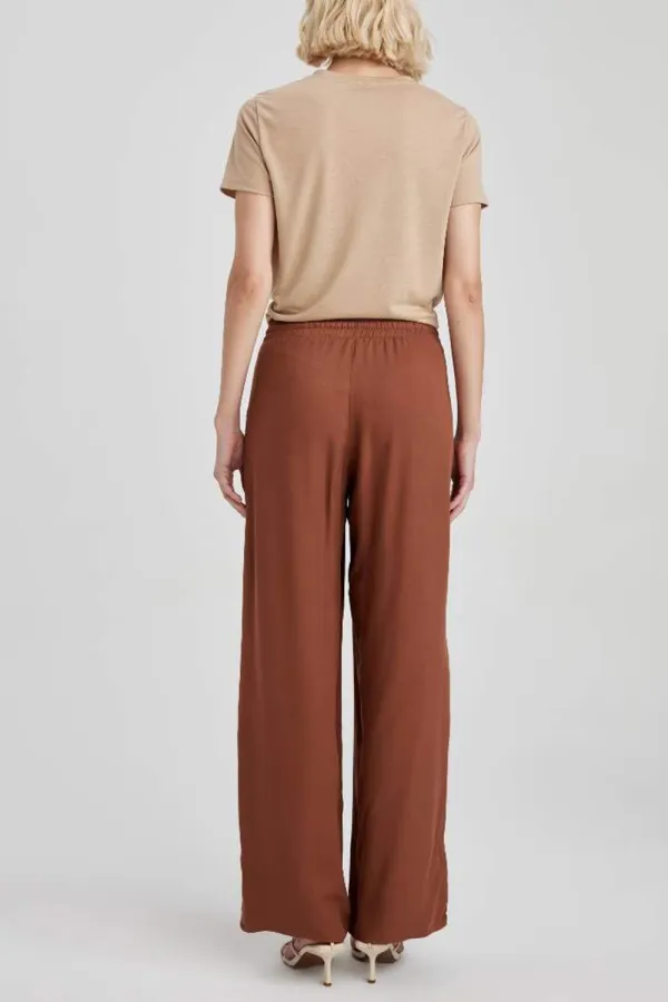 Florida Wide Leg Viscose Trousers