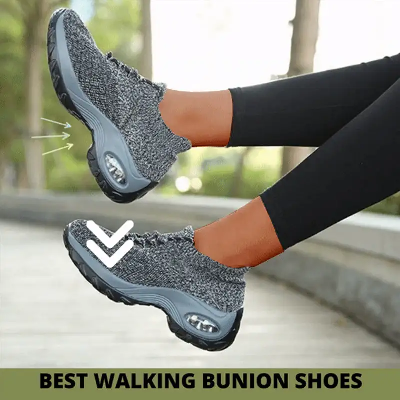 Cilool Lace Up Walking Running Shoes Platform Sneakers